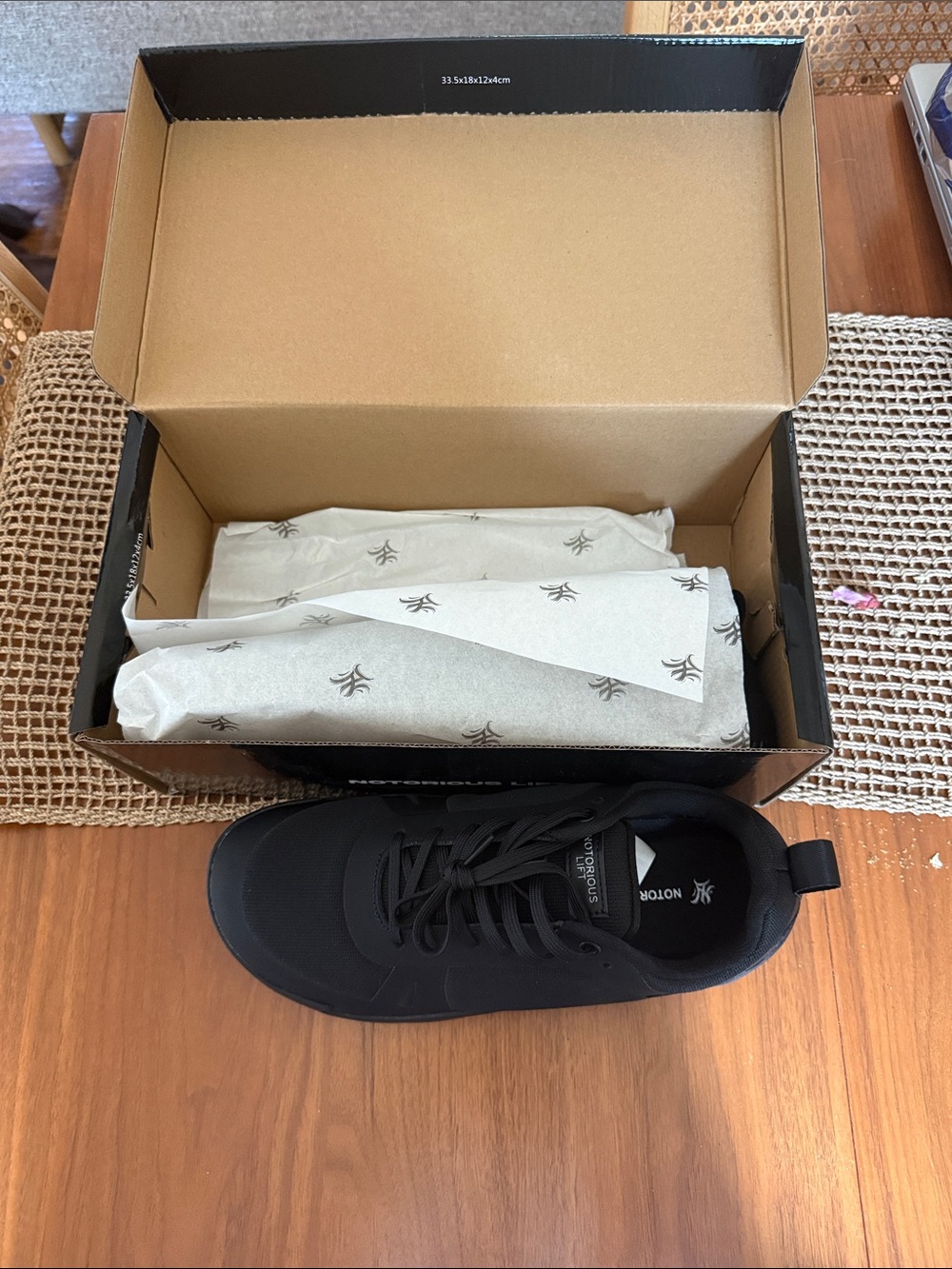 Men's Black Weight Lifting Shoe  -